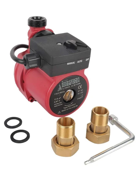 İbeltech GPD16-9A Sıcak Su Devirdaim Sirkülasyon Su Pompası Motoru 1" - 2