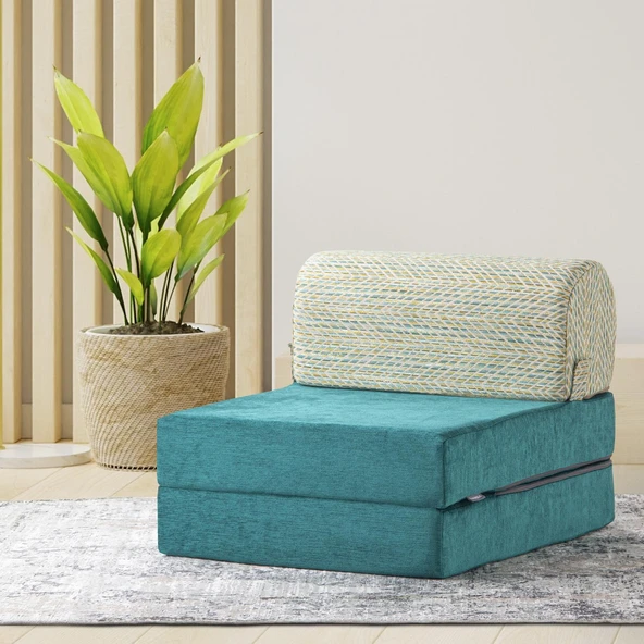 Homedius Magic Yataklı Katlanır Tek Kişilik Koltuk Yeşil Tek - 5