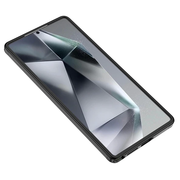 Galaxy S25 Ultra Kılıf Kamera Korumalı Şeffaf Arka Yüzey Zore New Roll Kapak - 4