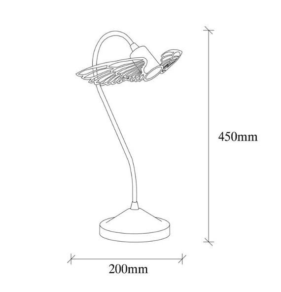 ANGEL  METAL TEKLİ MASA LAMBASI - 6