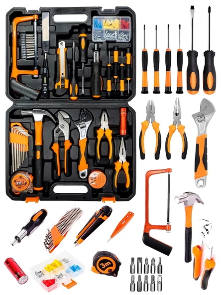 Germany Style 165 Parça Full Matkap-Taşlama-Hilti-Bijon Sökme El Aleti Seti - 2