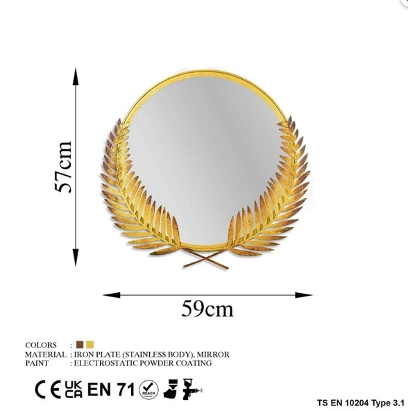 BYS METAL DUVAR AYNASI - 4