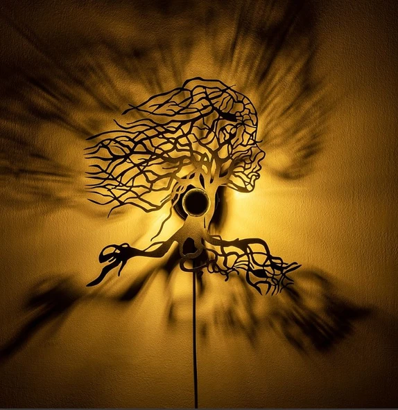 SHD METAL MOTİFLİ AMBİYANS APLİK - 5