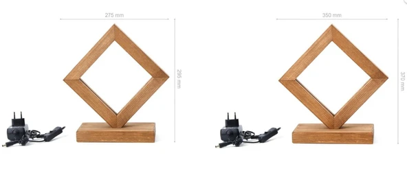 KNLED LED'Lİ AHŞAP MASA LAMBASI - 3