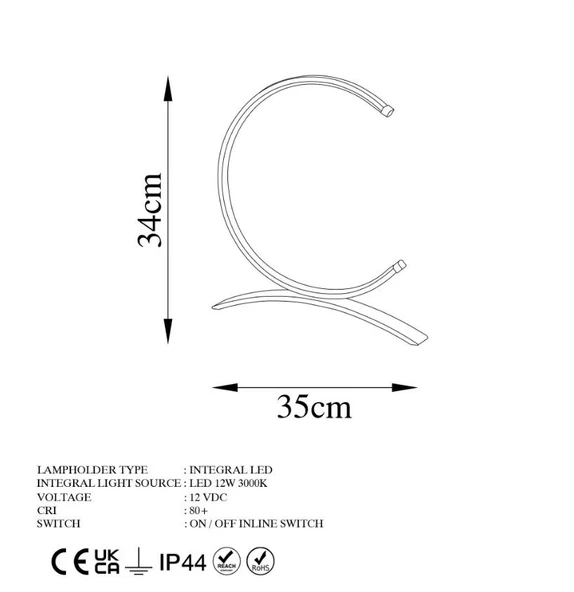 MOON LED'Lİ MASA LAMBASI - 6