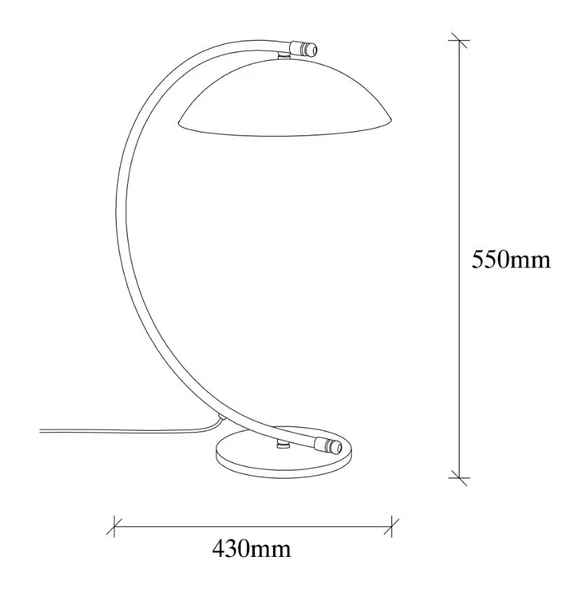 CE METAL SIVAMA TEKLİ MASA LAMBASI - 6