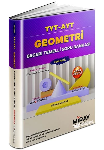 TYT AYT Geometri Beceri Temelli Soru Bankası Miray Yayınları