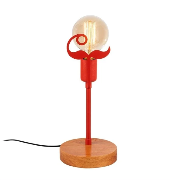 BEAMI METAL MOTİFLİ MASA LAMBASI