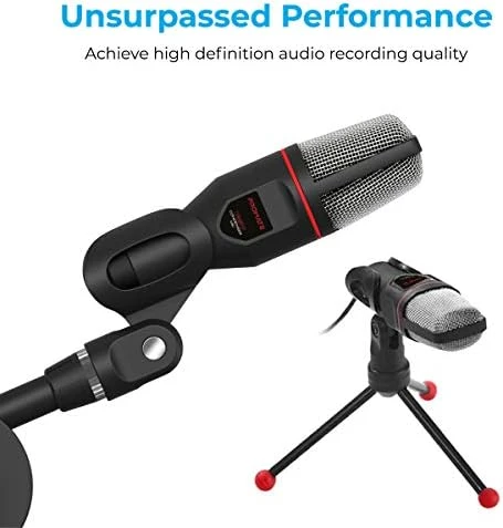 Promate Vlogpro - Vlog Çekim Kiti Profesyonel Mikrofonlu Stand Tripod LED Işıklı - 6