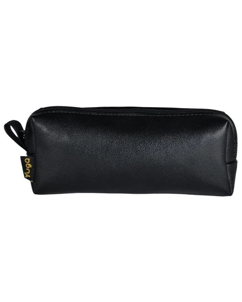 Yuga Tek Gözlü Suni Deri Kalem Çantası Siyah