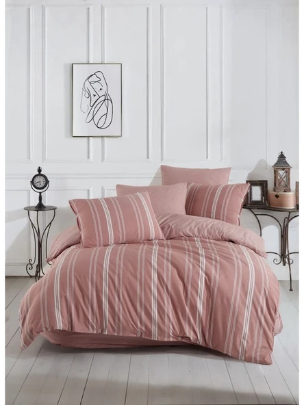 VEROdis Italian Style Naturel Çift Kişilik Nevresim Takımı Krem - 7