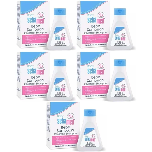 Sebamed Bebek Şampuanı 150ML (5 Li Set) ürün görseli 1