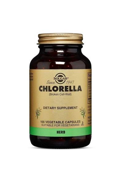 SOLGAR Chlorella 520 Mg 100 Kapsül