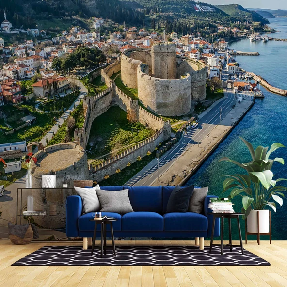 Çanakkale Kilitbahir Kalesi Manzaralı Duvar Kağıdı