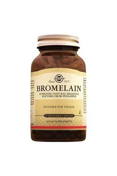 SOLGAR Bromelain 150 Mg 60 Kapsül 033984004641