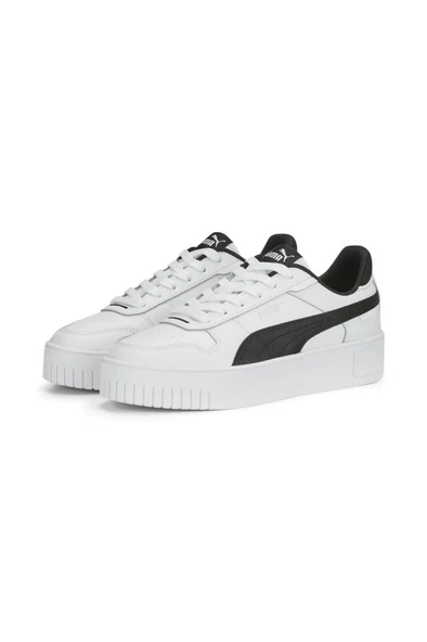 Puma Carina Street 389390 03 Kadın Sneaker Ayakkabı Beyaz Siyah 36-40 - Resim 6