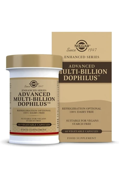 SOLGAR Advanced Multi-billion Dophilus 60 Kapsül