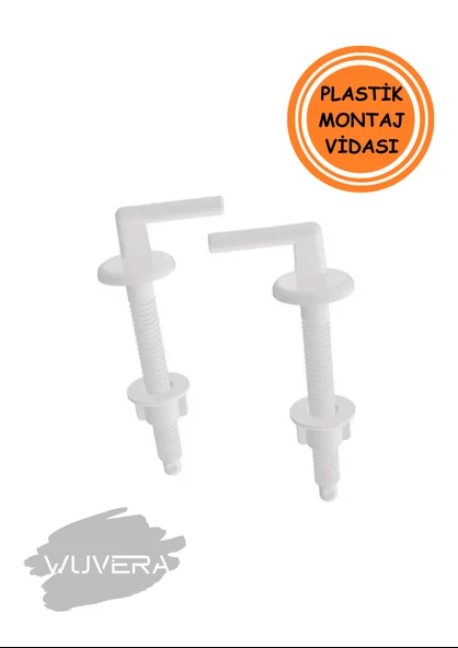Wuvera Plastik Klozet Kapağı Montaj Vida Takımı – Pratik ve Dayanıklı Montaj Çözümü - 2