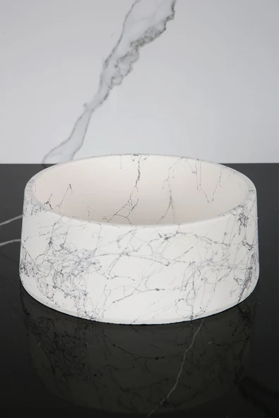 Beton Havluluk Banyo Tuvalet Wc Çok Amaçlı Düzenleyici Tabak 20 Cm - Resim 6