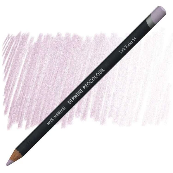 Derwent Procolour Kuru Boya Kalemi  24 Soft Vıolet