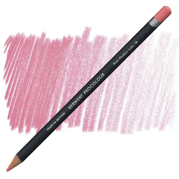 Derwent Procolour Kuru Boya Kalemi  18 Pink Madder Lake ürün görseli