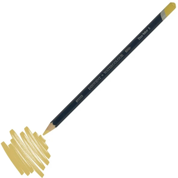 Derwent Watercolour Sulandırılabilir Boya Kalemi  Straw Yellow
