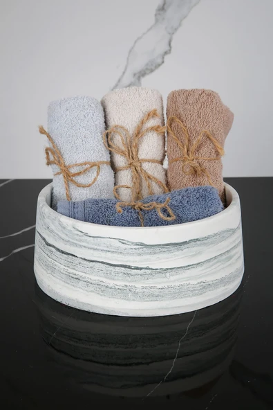 Beton Havluluk Banyo Tuvalet Wc Çok Amaçlı Düzenleyici Tabak 20 Cm ürün görseli 1