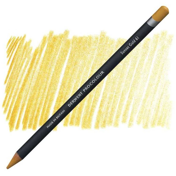 Derwent Procolour Kuru Boya Kalemi  61 Sunset Gold ürün görseli