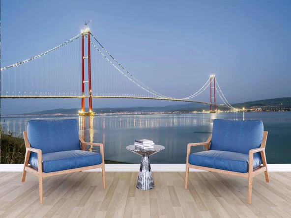 Çanakkale Köprüsü Manzaralı Duvar Kağıdı - Resim 5