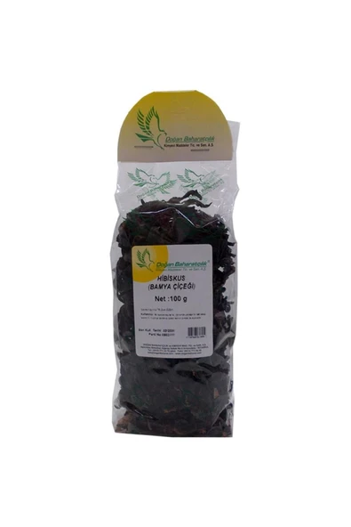 Baharatçılık Hibiskus Bamya Çiçeği 100gr Doğal Saf Paket - 4