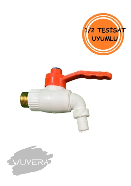 Wuvera Plastik Bilyalı Bahçe Musluğu – Dayanıklı ve Pratik Su Kontrol Çözümü - 2