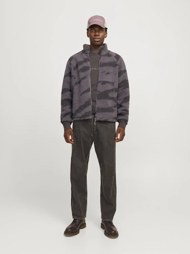 Jack Jones Erkek Pavement Gri Tedy Mont 122677528 - 6