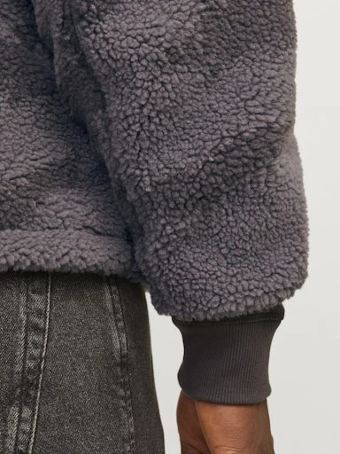 Jack Jones Erkek Pavement Gri Tedy Mont 122677528 - 3