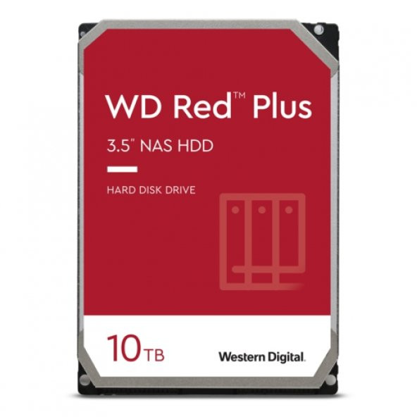 WD RED 3,5 10TB 256MB 7200RPM WD101EFBX Intellipower, SATA 3, 7/24, RAID, Nas Disk