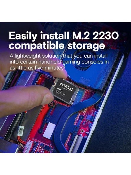 Crucial P310 CT1000P310SSD2 PCI-Express 4.0 1 TB M.2 SSD - Resim 4