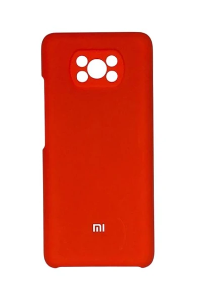 Pocophone X3 Orijinal Silikon Kılıf Kırmızı (Pocophone Türkiye Garantili)