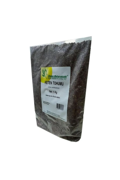 Baharatçılık Tane Keten Tohumu 1kg Doğal Saf Ekonomik Boy - 5