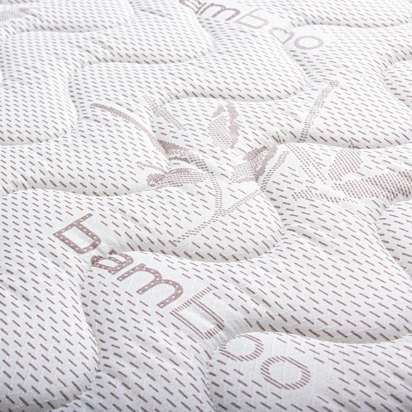 Homedius Bamboo Plus Full Ortopedik Yatak Beyaz 100x200 - 3