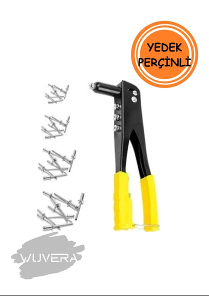 Wuvera Profesyonel Perçin Tabancası – Araç Koltuğu ve Mobilya Perçin Makinesi (Perçin Hediyeli) - 3
