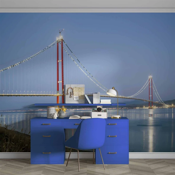 Çanakkale Köprüsü Manzaralı Duvar Kağıdı - Resim 3
