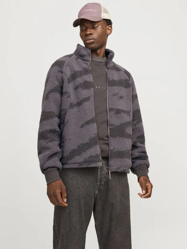 Jack Jones Erkek Pavement Gri Tedy Mont 122677528 - 5