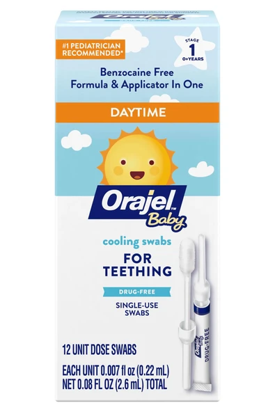 Orajel Baby Daytime Cooling Swabs for Teething 2.6ML