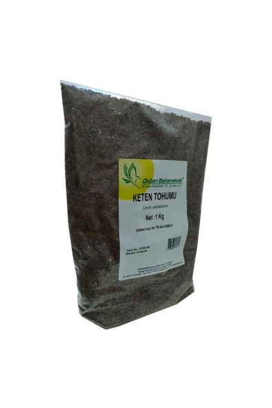 Baharatçılık Tane Keten Tohumu 1kg Doğal Saf Ekonomik Boy - 3