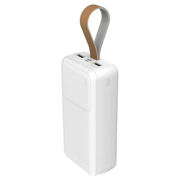 S-link G310 30000mAh 2-USB+Type-C+Micro Beyaz Taşınabilir Pil Şarj Cihazı Powerbank