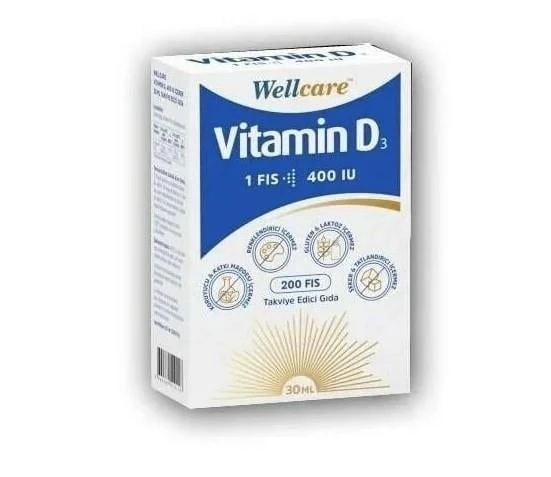 Wellcare Vitamin D3 400 IU 30 ml