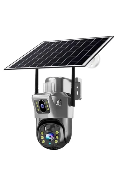 MPIA Mika 6MP Dual Lens  Wifi Güneş Enerjili Hareketli Akıllı Kamera Gece Görüş V380Pro - 2