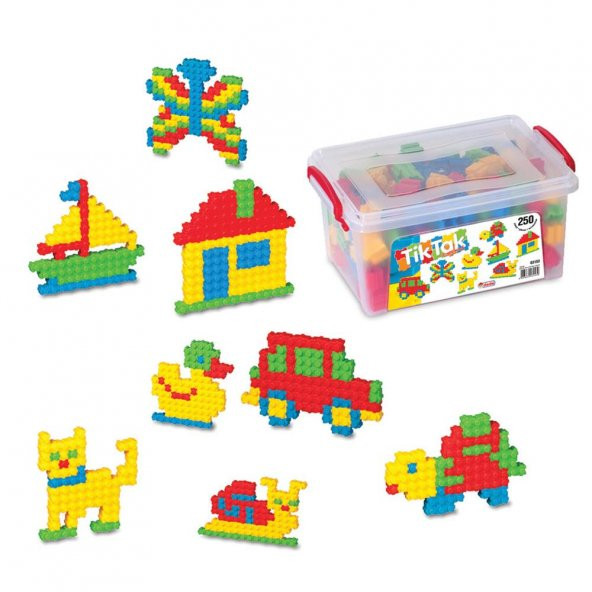 Tiktak Küçük Box (250 Parça) Eğitici Akıl Oyunu - 4