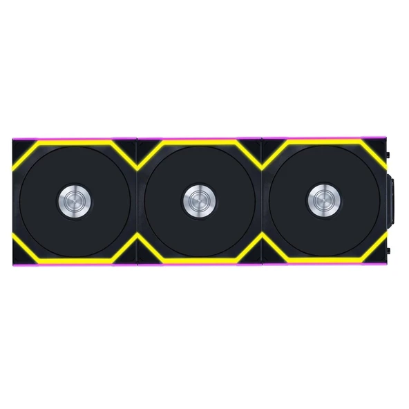 Lian Li UNI FAN SL WIRELESS 3x120mm Siyah Kasa Fanı