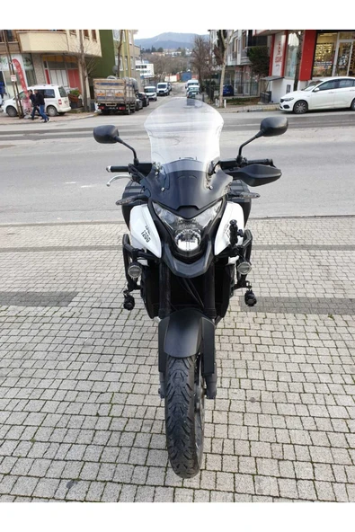 MOTOCAM Honda VFR 1200 Siperlik Ön Cam 2023 2024 Model 58cm Şeffaf Renkli 4mm