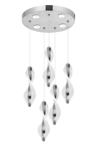 Eray Aydınlatma 8091-4+1 5li Sarkıt Led Avize ürün görseli 1